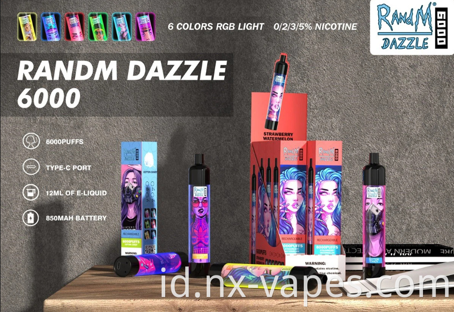Fumot RandM dazzle 6000 5